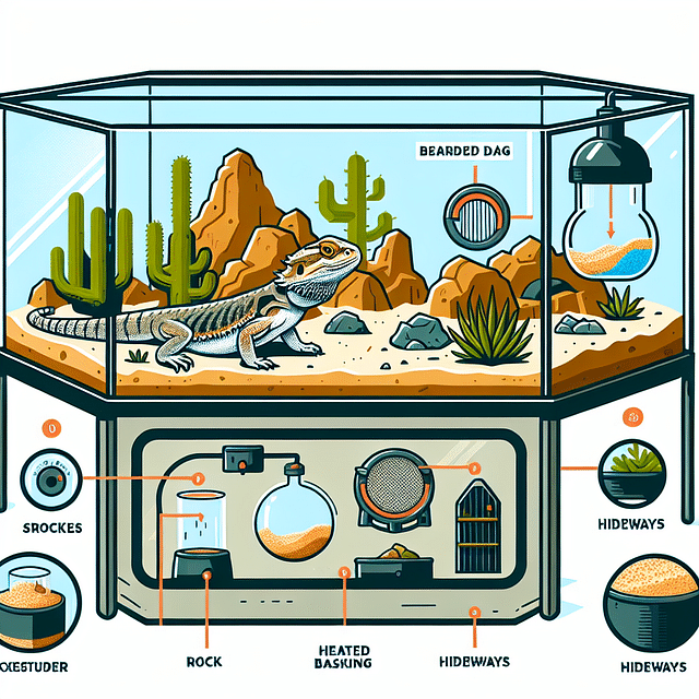 glass terrarium for bearded dragon