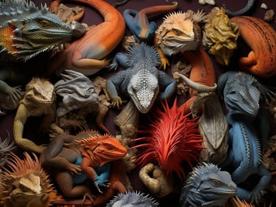 Exploring the World of Bearded Dragons: From Red to Black to Blue