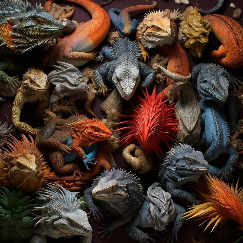 Exploring the World of Bearded Dragons: From Red to Black to Blue