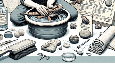 The Art of Dragon Bathing: Mastering the Techniques for a Happy Bearded Dragon