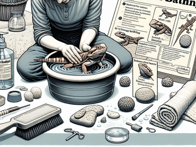 The Art of Dragon Bathing: Mastering the Techniques for a Happy Bearded Dragon