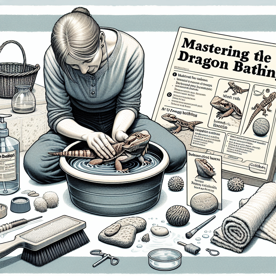 The Art of Dragon Bathing: Mastering the Techniques for a Happy Bearded Dragon
