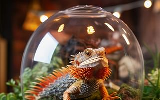 What are the indicators of a healthy bearded dragon?